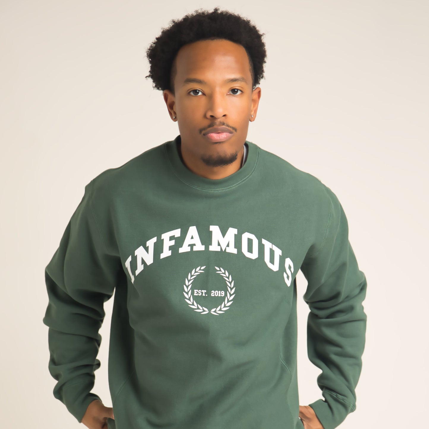 Collegiate Crewneck - Alpine Green