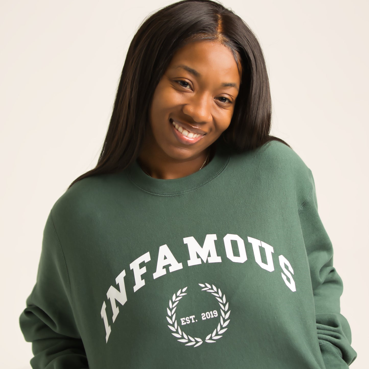 Collegiate Crewneck - Alpine Green