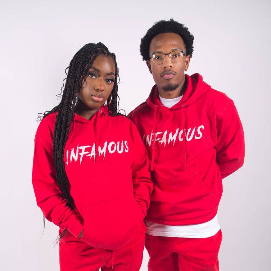 Red Reflective Hoodie