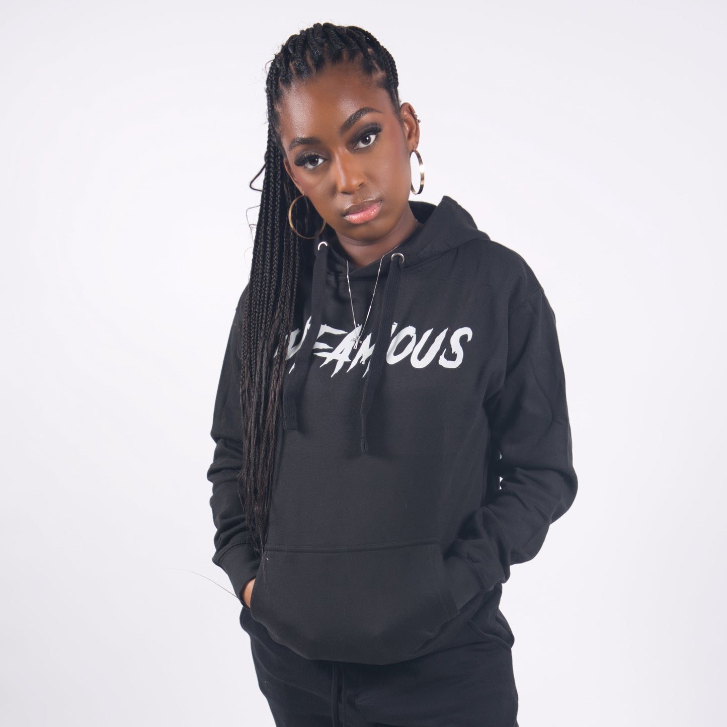 Black Reflective Hoodie