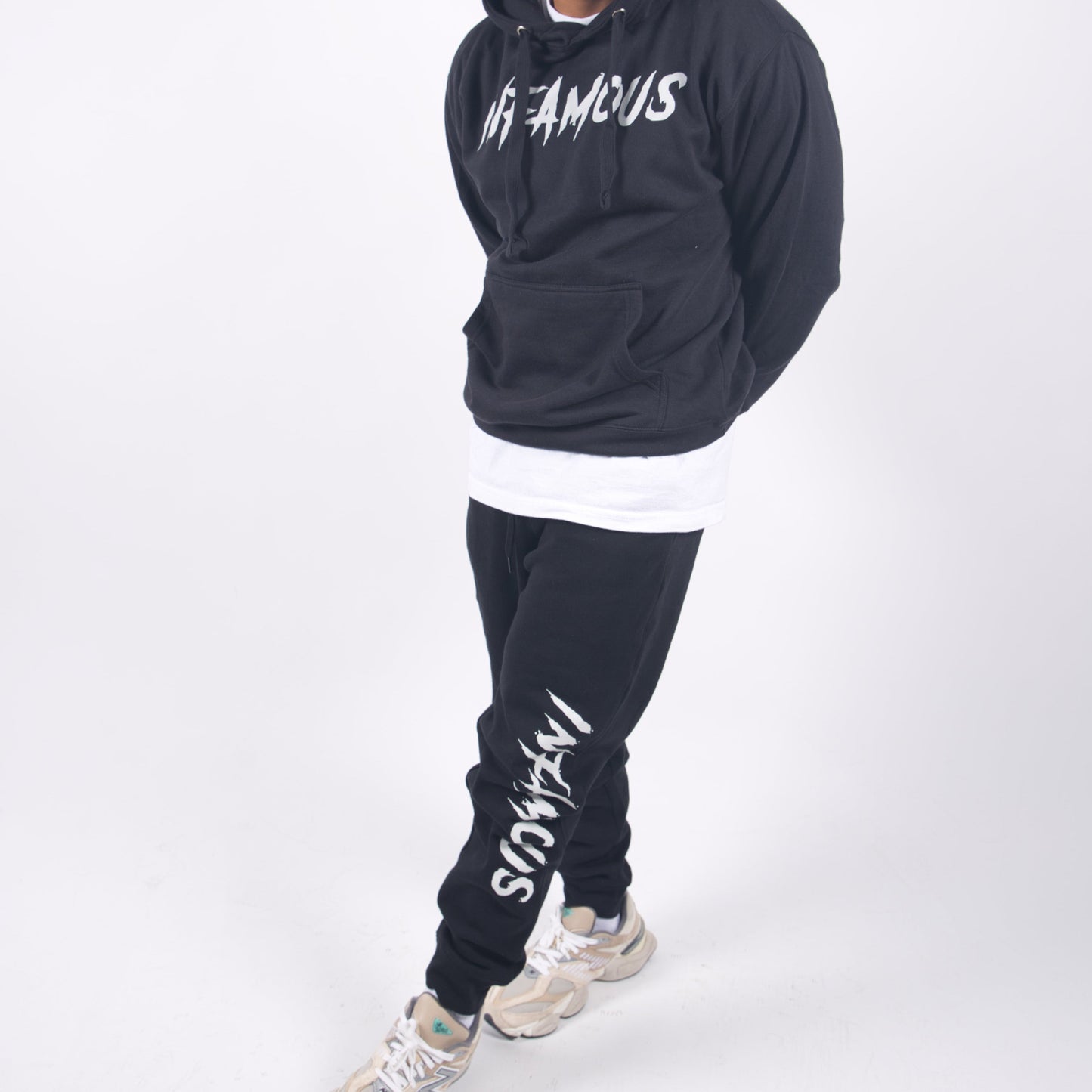 Black Reflective Joggers