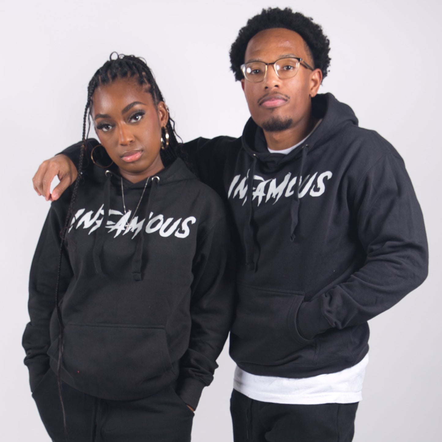 Black Reflective Hoodie