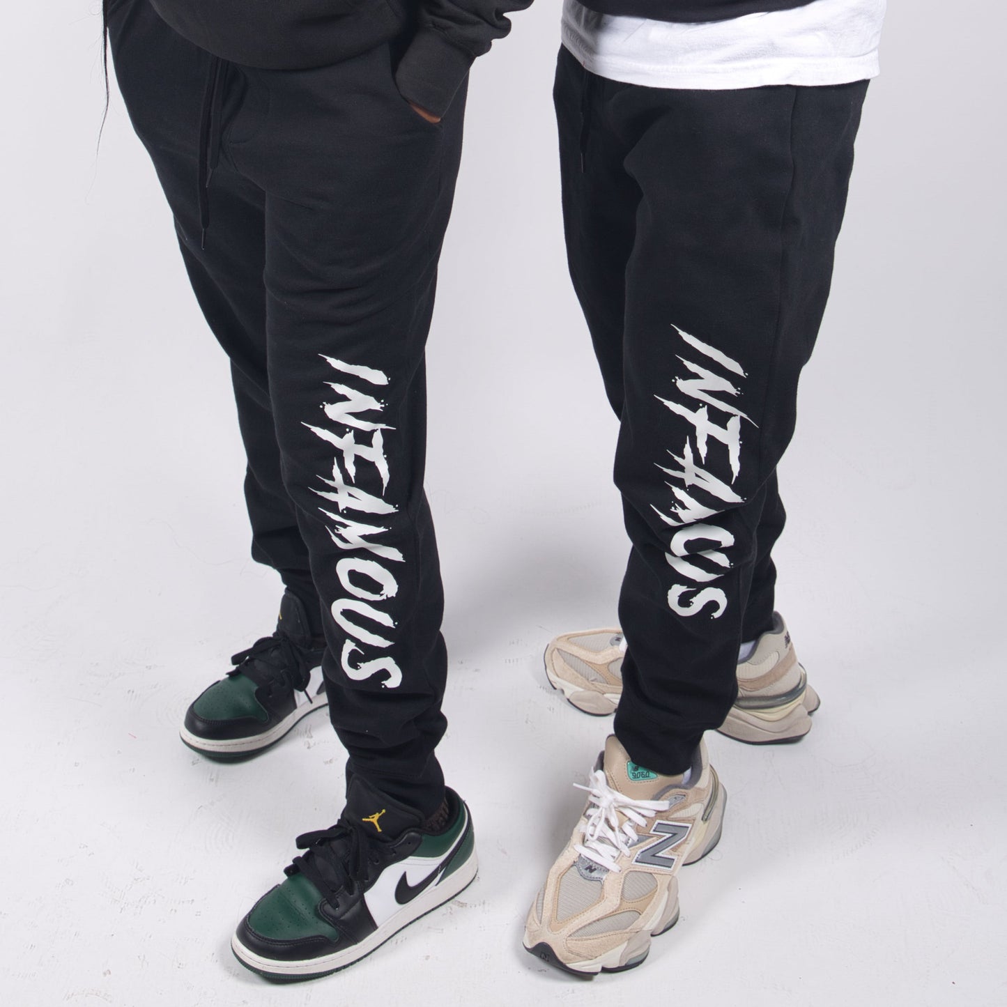 Black Reflective Joggers