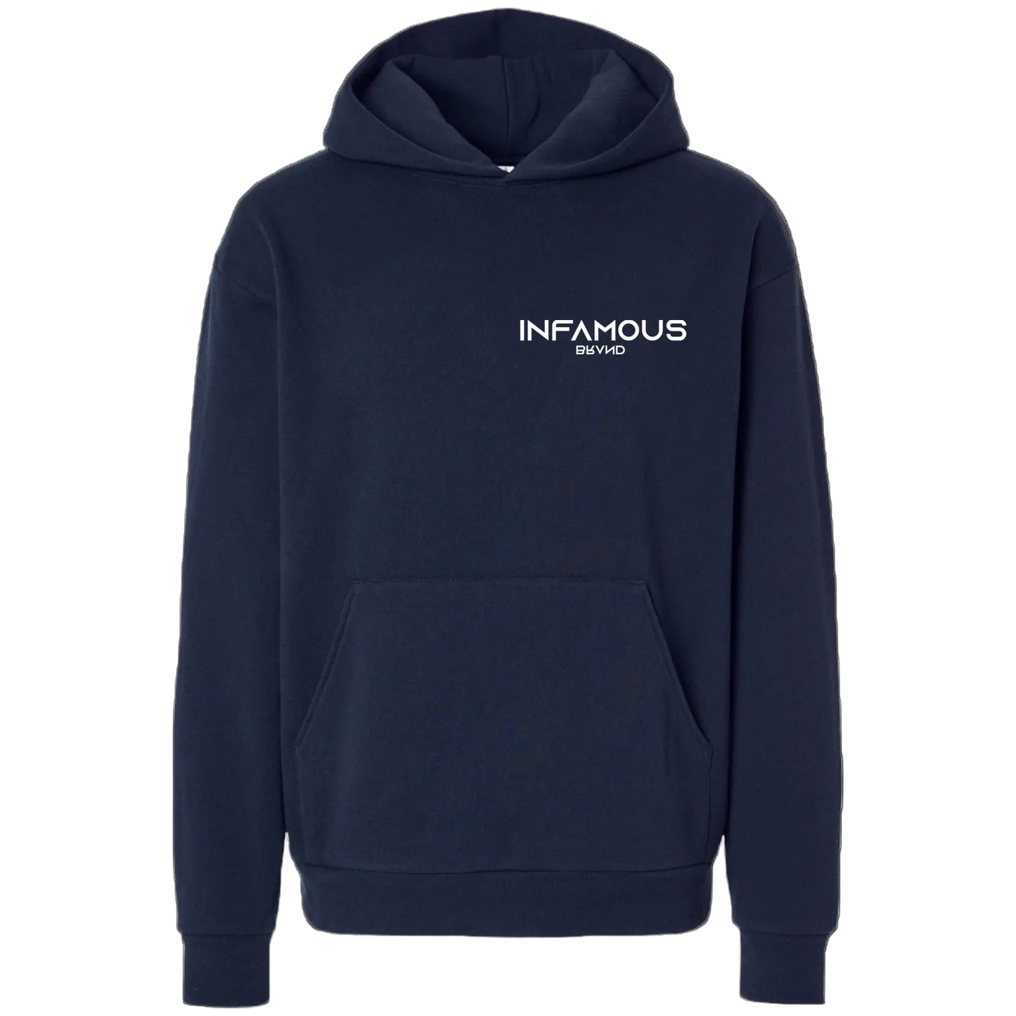 Navy Blue Hoodie (Heavy-Weight)