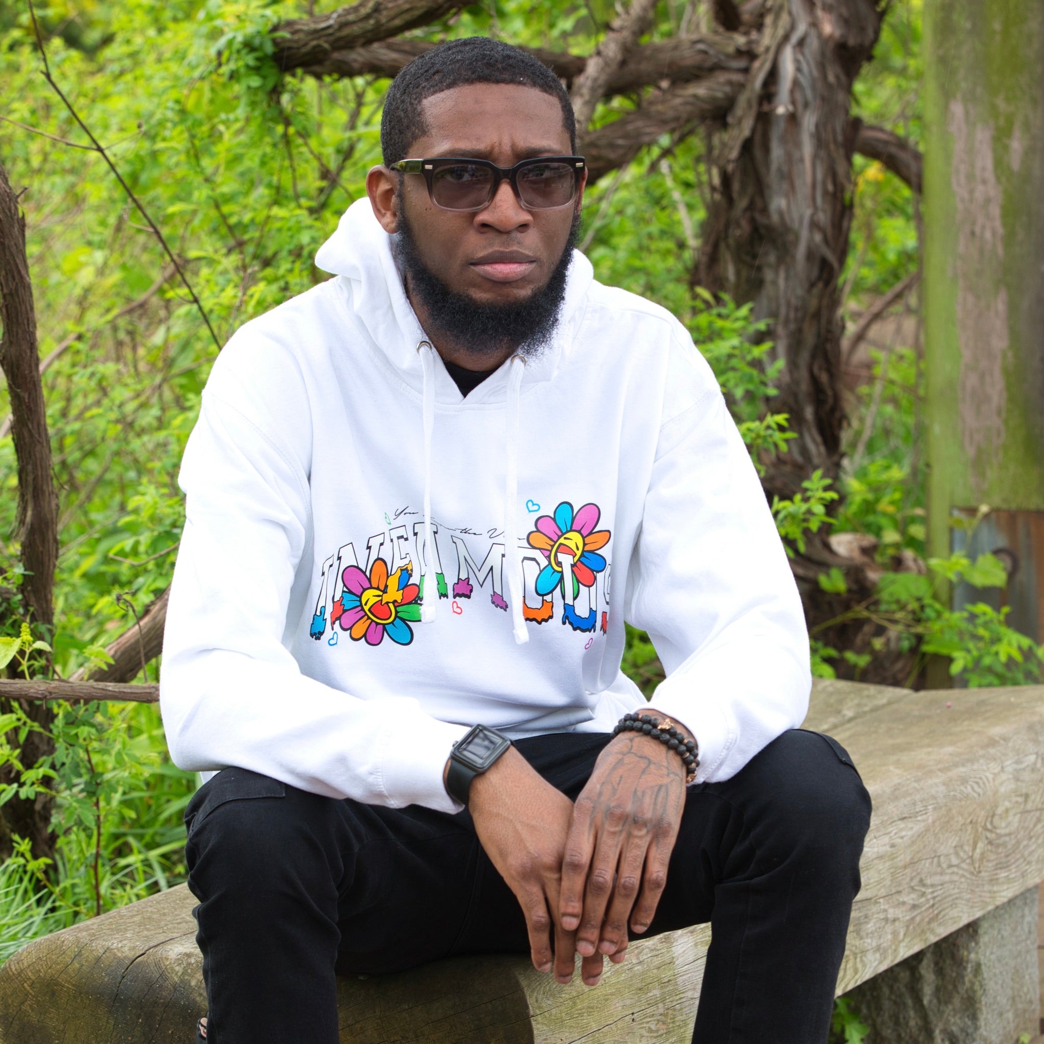 Vibezz White Hoodie