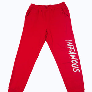 Red Reflective Joggers