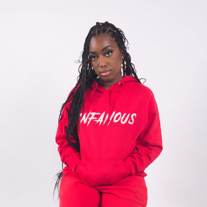 Red Reflective Hoodie