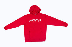 Red Reflective Hoodie Infamous Brand
