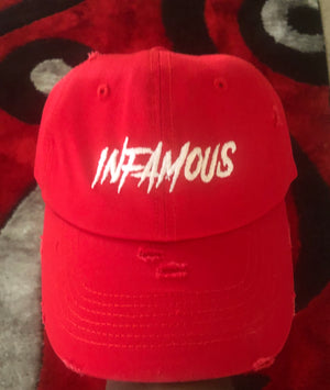 Red Glow in the Dark Dad Hat